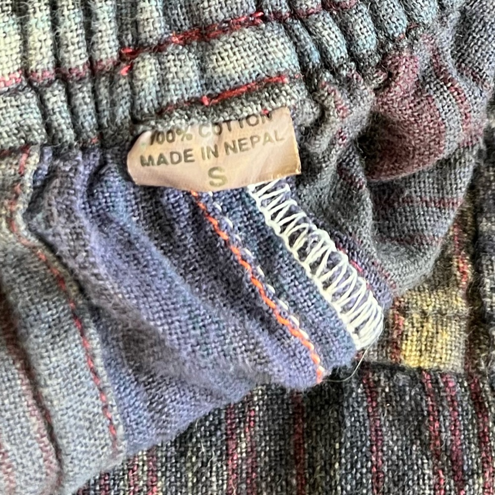 Vintage Patchwork Boho Pants - image 3